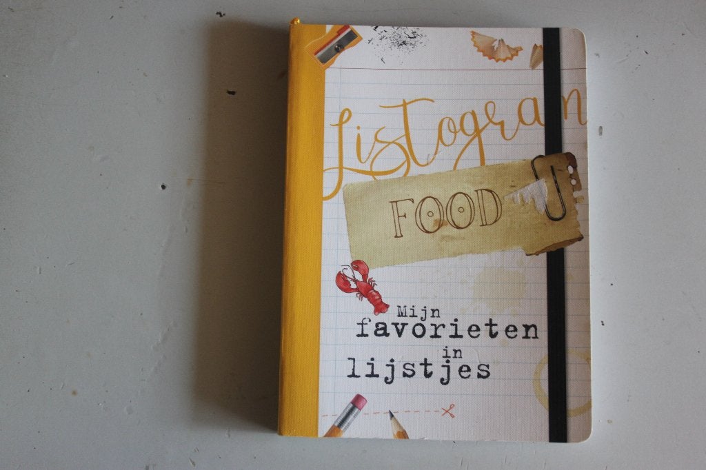 800y - boek - listogram food - mijn favorieten in lijstjes, Ophalen of Verzenden, Gelezen