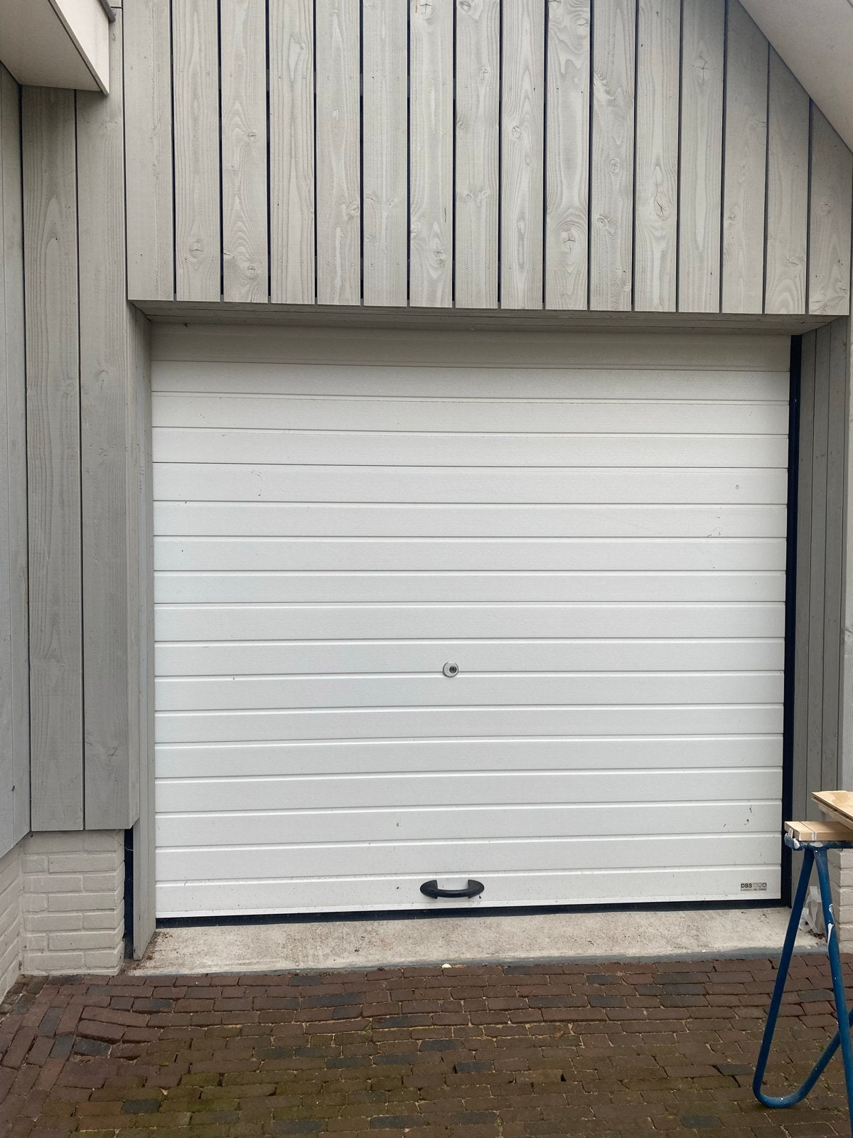 DBS Garagedeur 255 cm breed, zo goed als nieuw, Ophalen, Zo goed als nieuw, 120 cm of meer, Garagedeur