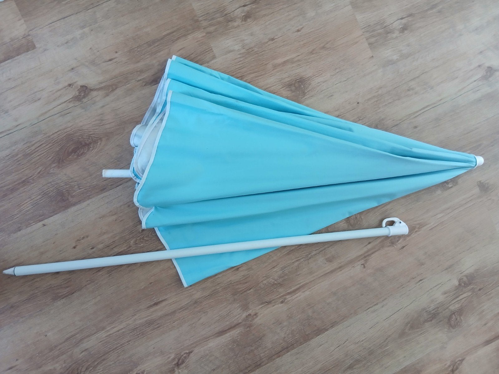 blauwe parasol, Ophalen, Gebruikt, 1 tot 2 meter, Kantelbaar