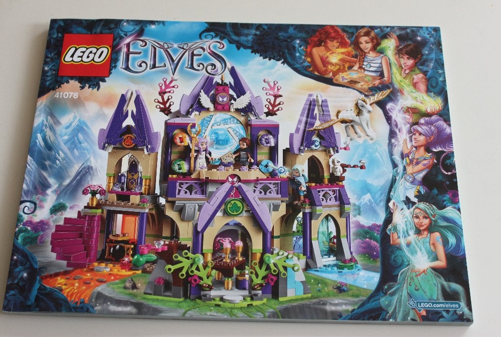 Lego Elves 41078 Skyra's Luchtkasteel, Compleet, Overige thema's, Lego, Ophalen of Verzenden