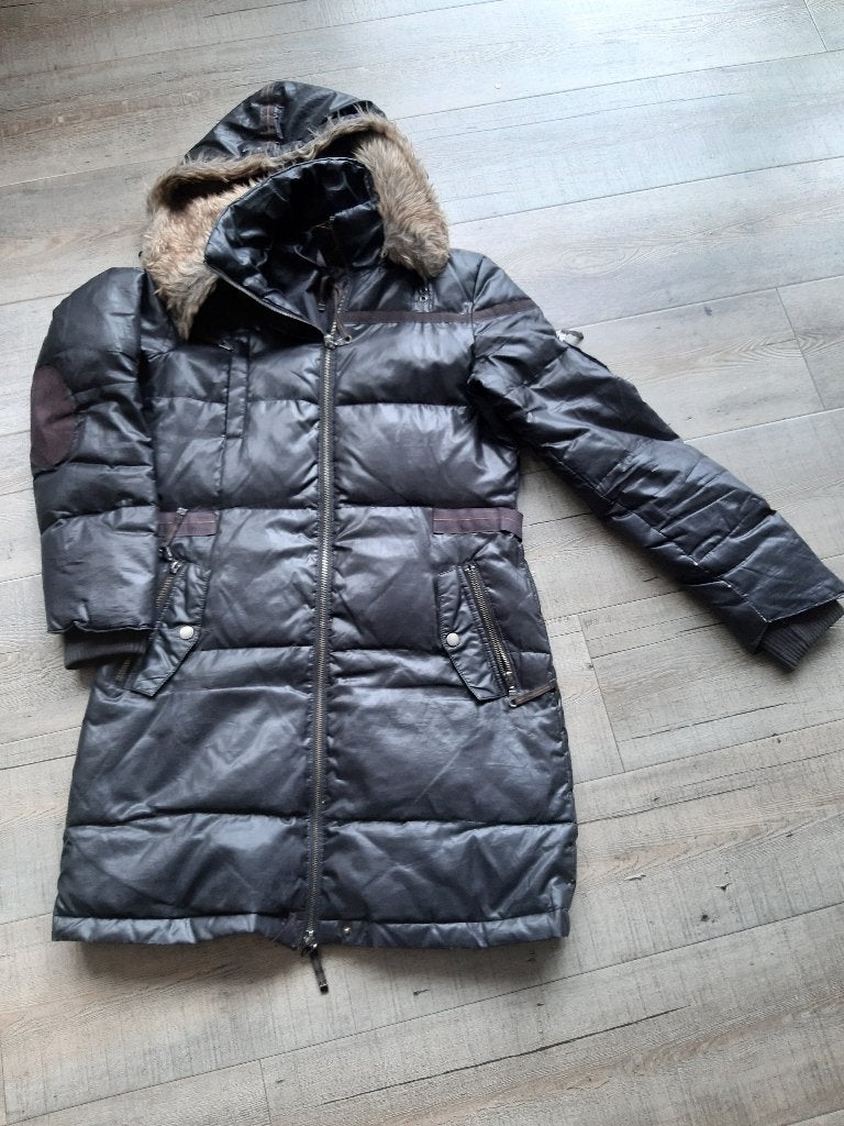 halflange zwarte winterjas Vero Moda maat S - maat 36, Ophalen, Vero Moda, Zwart, Maat 36 (S)
