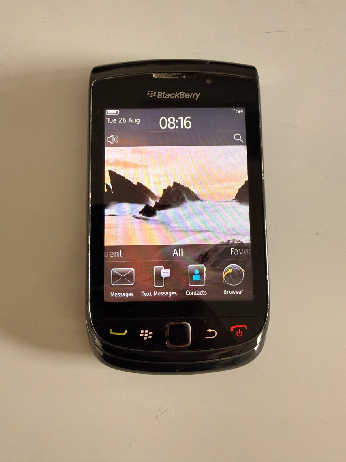 Blackberry Torch 9800, Telecommunicatie, Mobiele telefoons | Blackberry, Gebruikt, Zwart, Touchscreen, 3 tot 6 megapixel