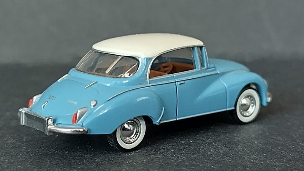 Dkw Auto Union 1000 S Lichtblauw 1:87 Brekina Pol, Auto, Brekina gmbh, Info@brekina.de, Nieuw