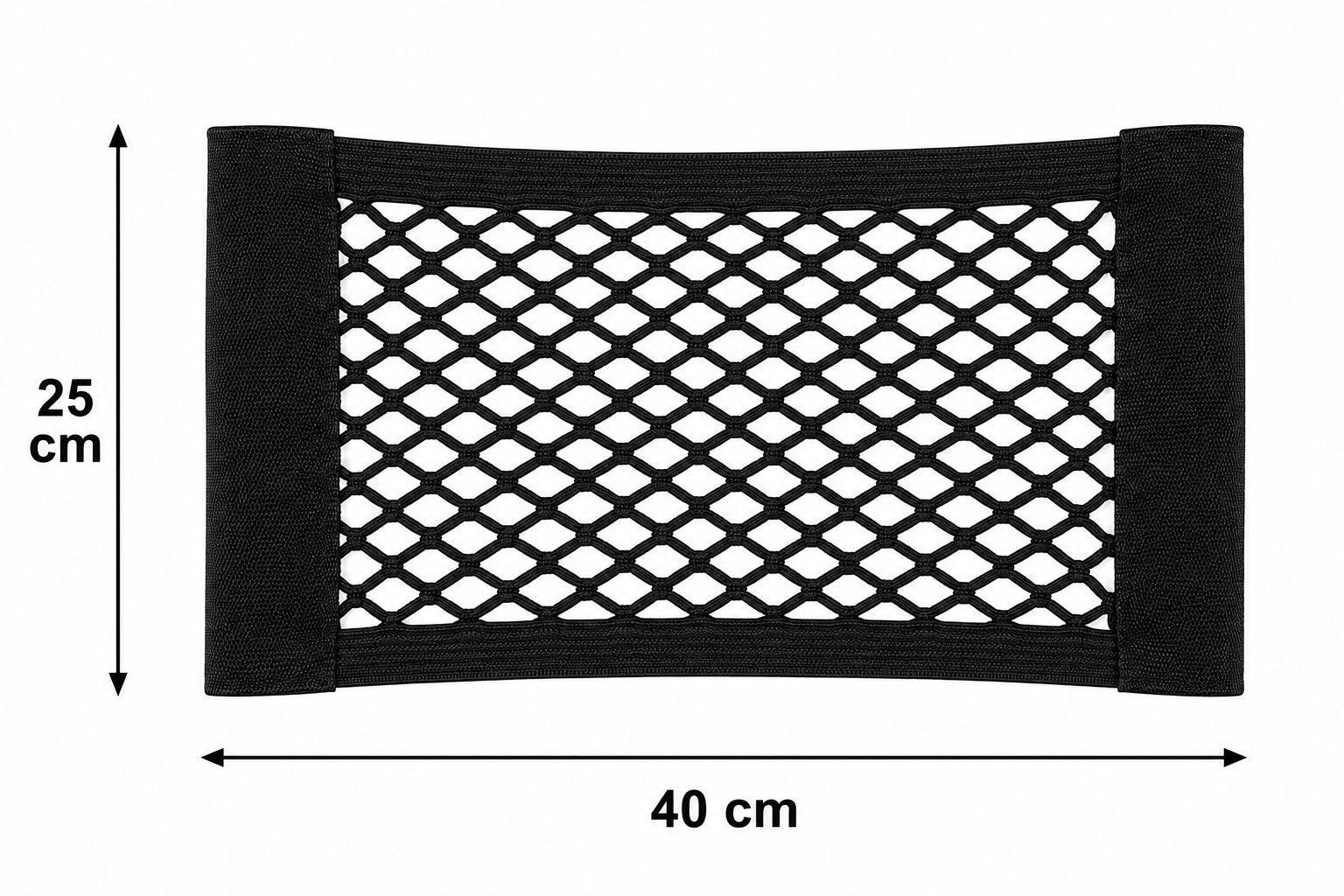 Auto Opbergnet Kofferbak 40x25cm | Sterk Klittenband | Nieuw, Ophalen of Verzenden, Nieuw