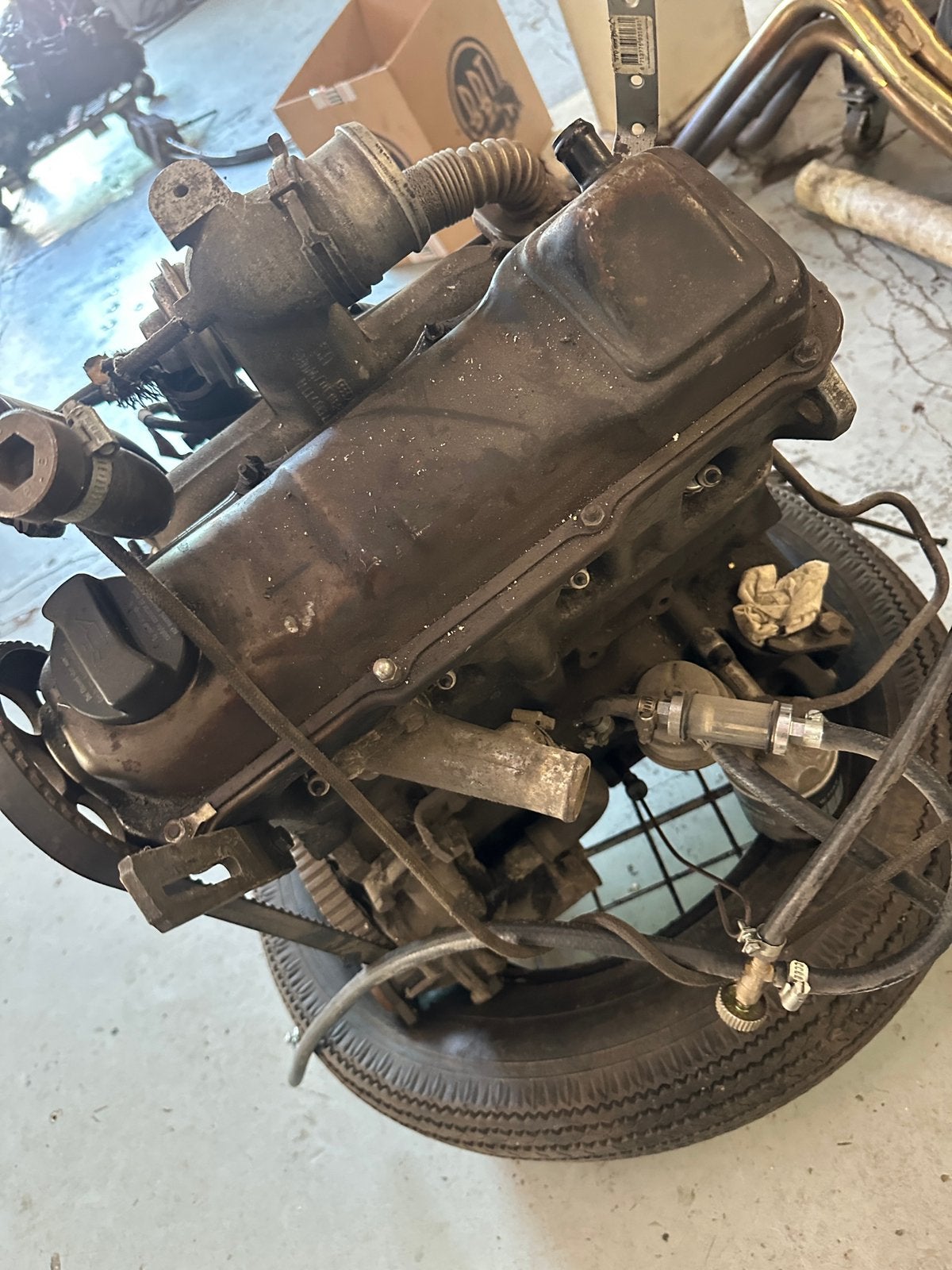 Vw golf mk1 JB motor met TDI turbo, Ophalen, Gebruikt, Volkswagen
