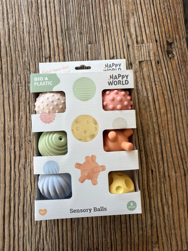 Sensory Play Bio Plastic Sensory Ballen Babyspeelgoed, Ophalen of Verzenden, Nieuw, Overige typen