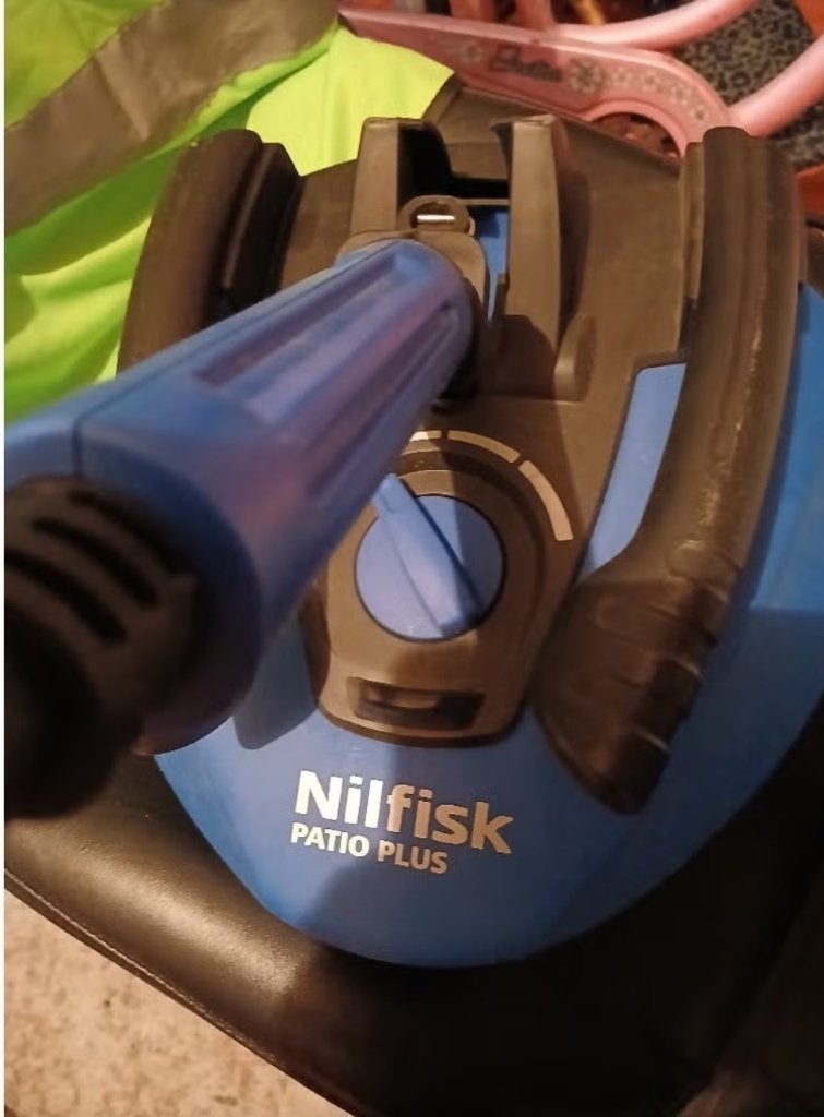 Nilfisk patio plus, Ophalen, Gebruikt, Elektrisch