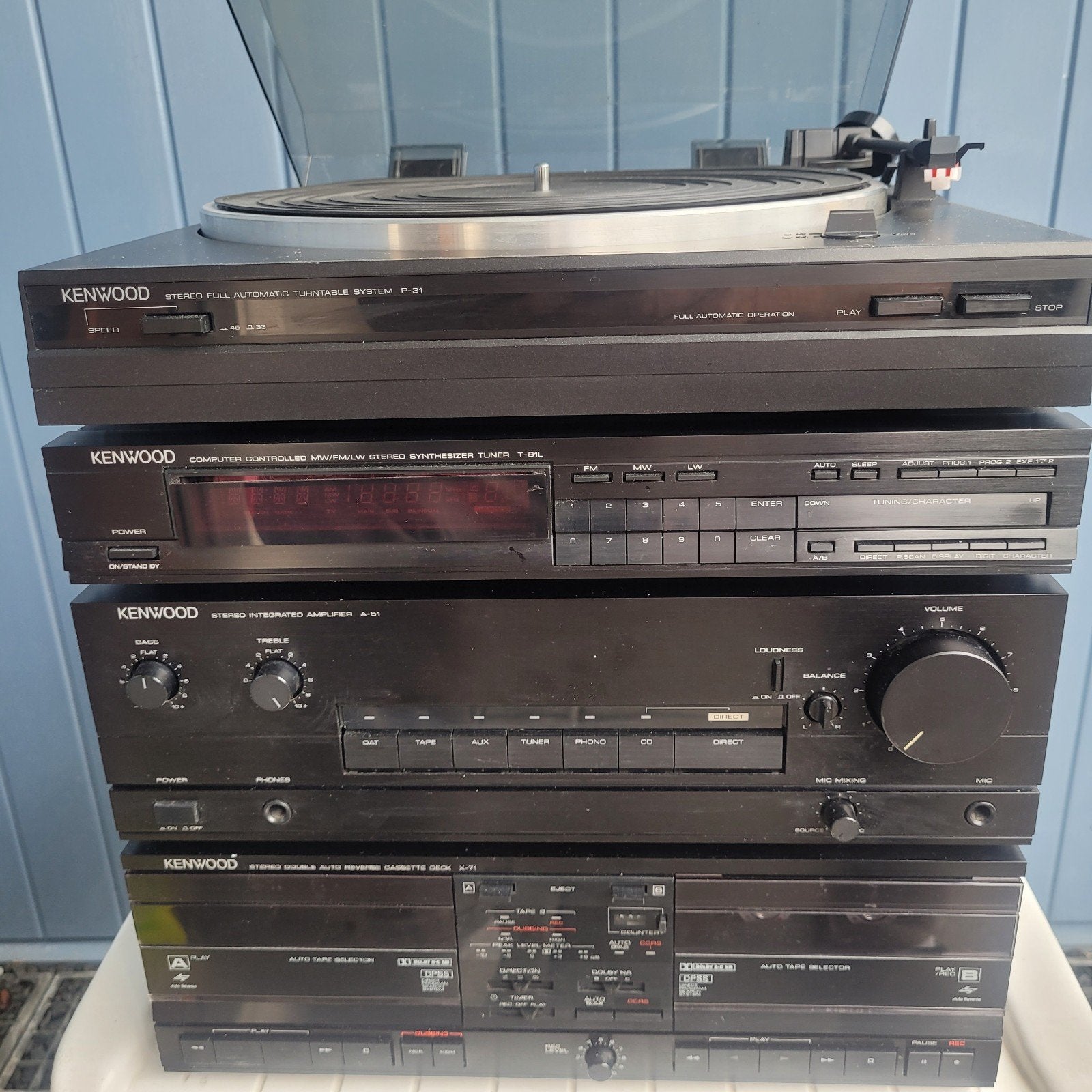 Kenwood  Stereo set A 51- P 31- X 71, Ophalen, Gebruikt, Overige merken