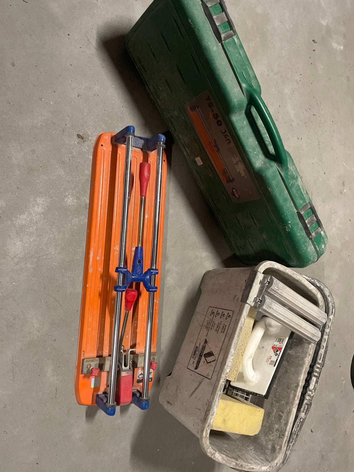 Rubi TS-50 tegelsnijder met inwasemmer, Ophalen, Gebruikt, Overige typen