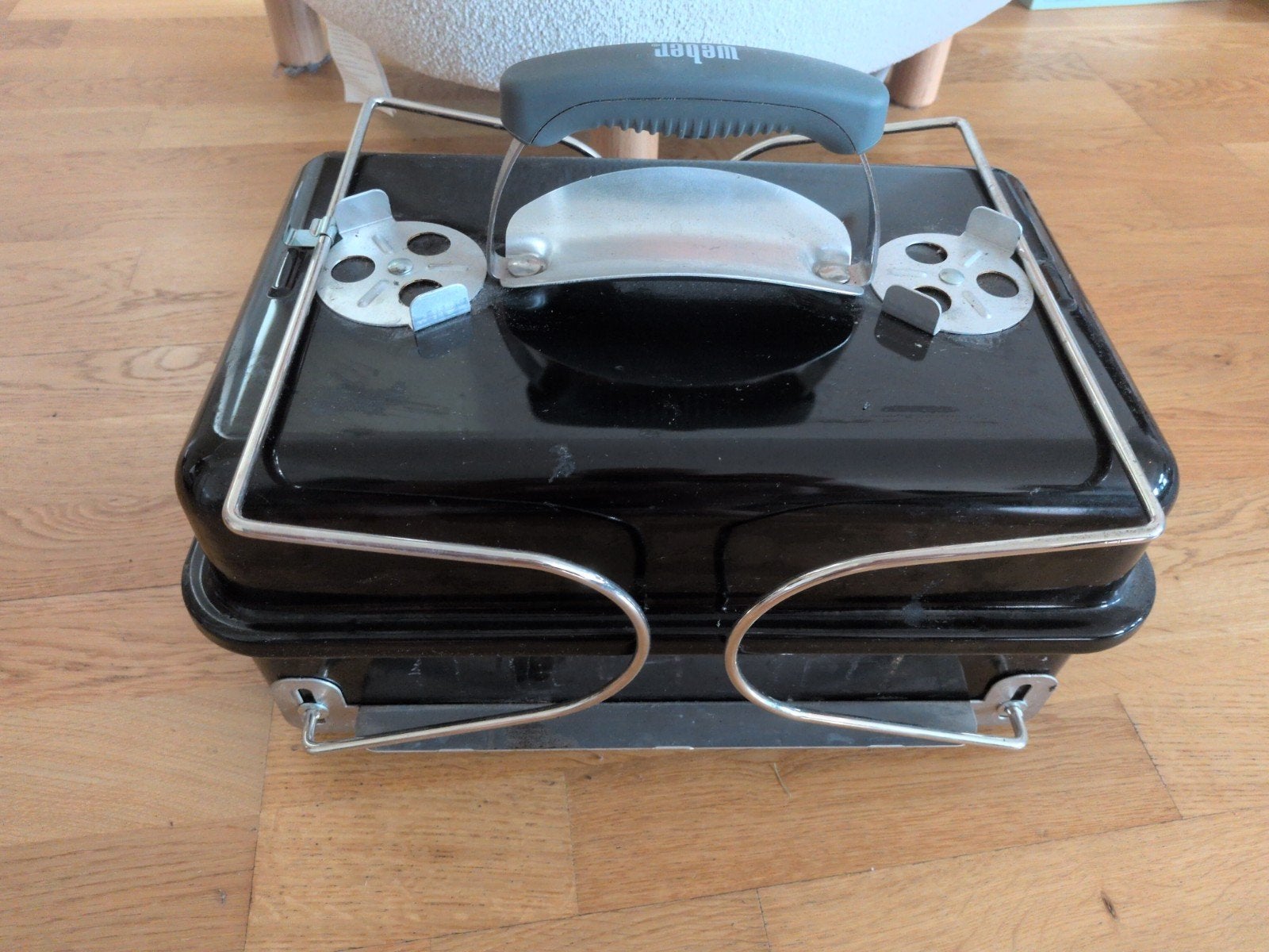 Weber Go-Anywhere Houtskoolbarbecue - Draagbaar en Compact, Ophalen of Verzenden, Gebruikt, Weber