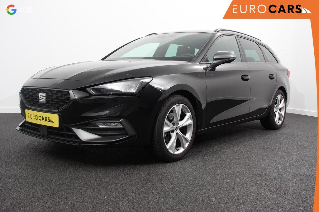 SEAT Leon ST FR 1.5 eTSI DSG Adaptieve Cruise Control Naviga, Auto's, Seat, Stof, Zwart, 4 cilinders, 700 kg