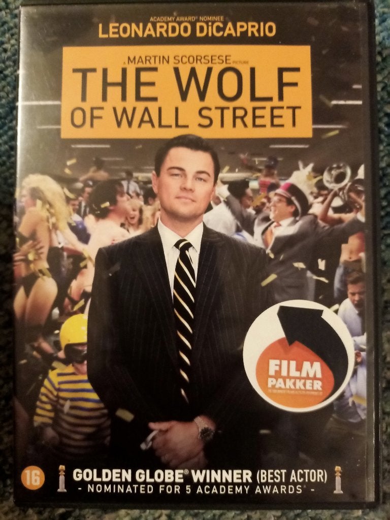 The Wolf of Wall Street - Leonardo DiCaprio, Vanaf 12 jaar, Verzenden, Zo goed als nieuw, Nederlands