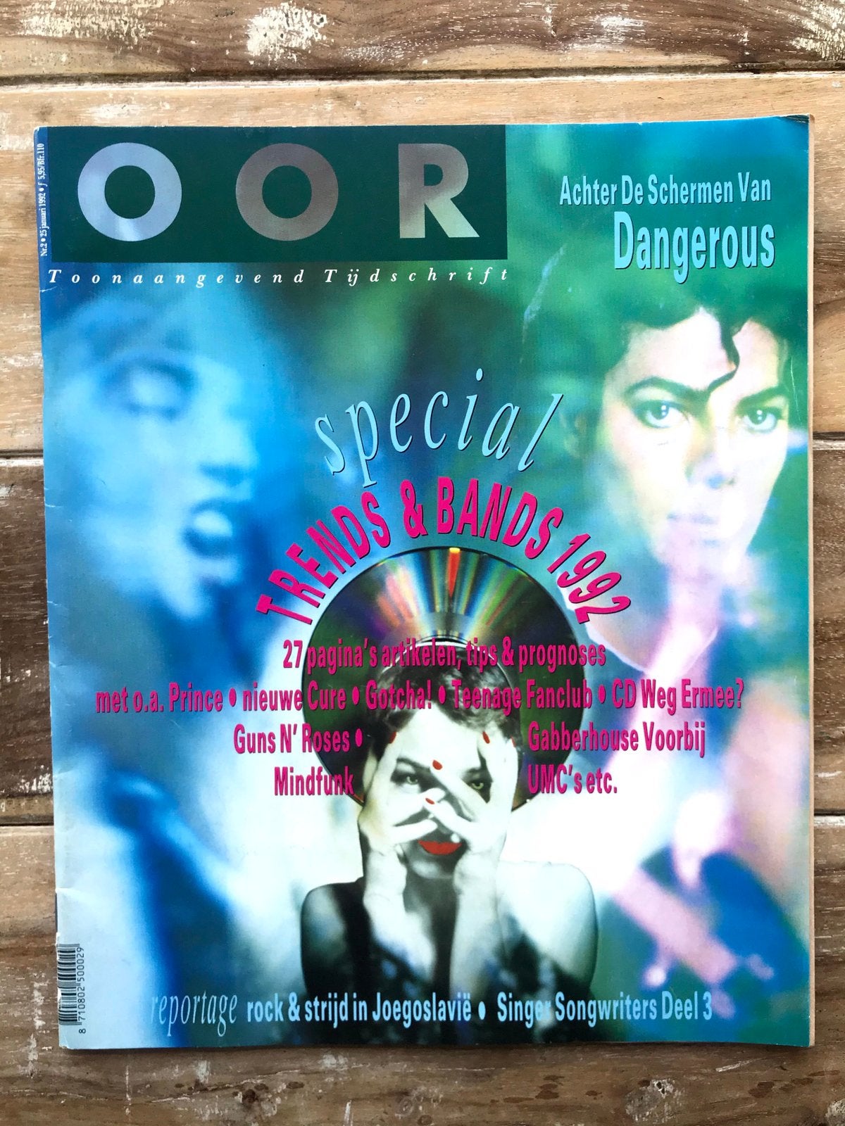 OOR Magazine 1992 GOTCHA Manic Street Preachers LEVELLERS, Ophalen of Verzenden, Zo goed als nieuw, Muziek, Film of Tv