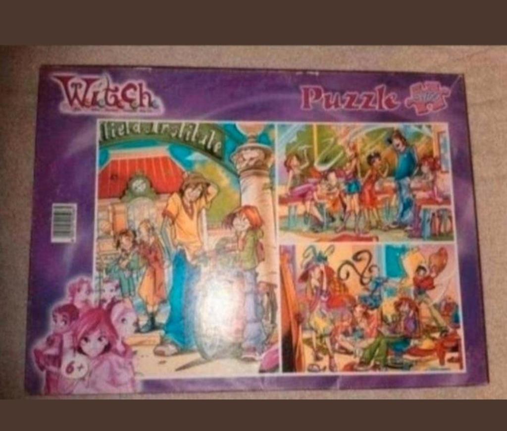 W.I.T.C.H. Puzzel 3 x 100 stukjes, Kinderen en Baby's, Speelgoed | Kinderpuzzels, Ophalen of Verzenden, Zo goed als nieuw, 6 jaar of ouder