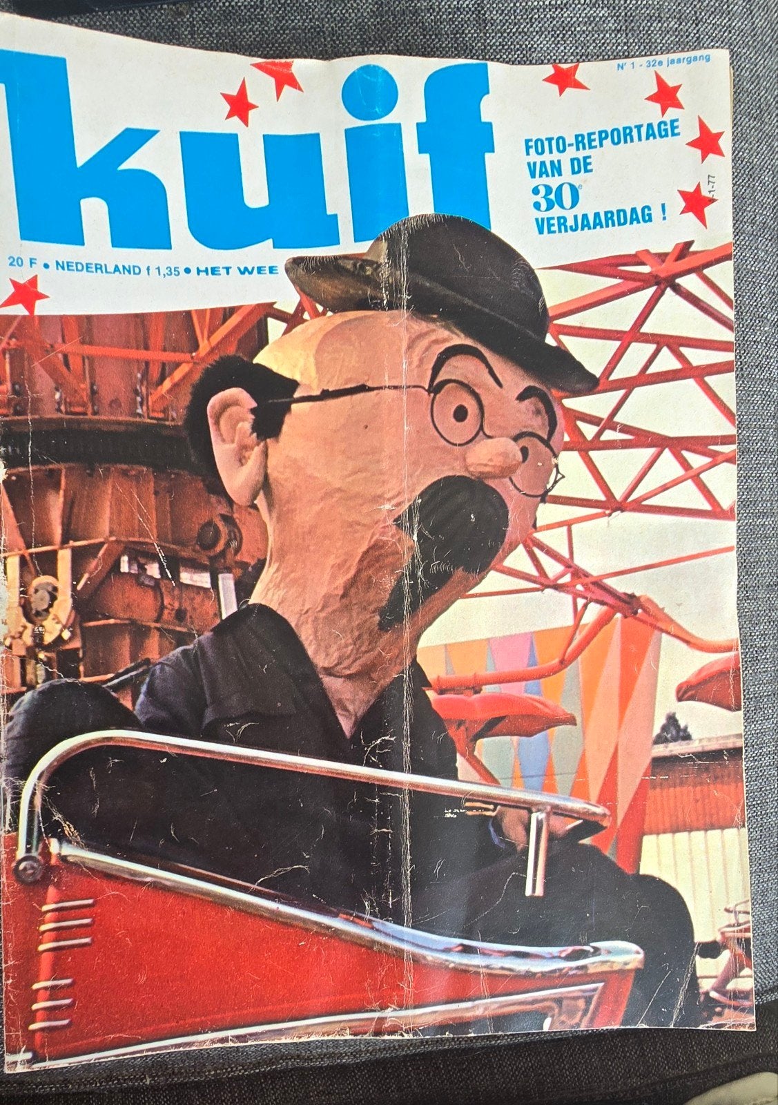 Kuifje Jaargang 32 1977, Boeken, Meerdere stripboeken, Ophalen of Verzenden, Gelezen