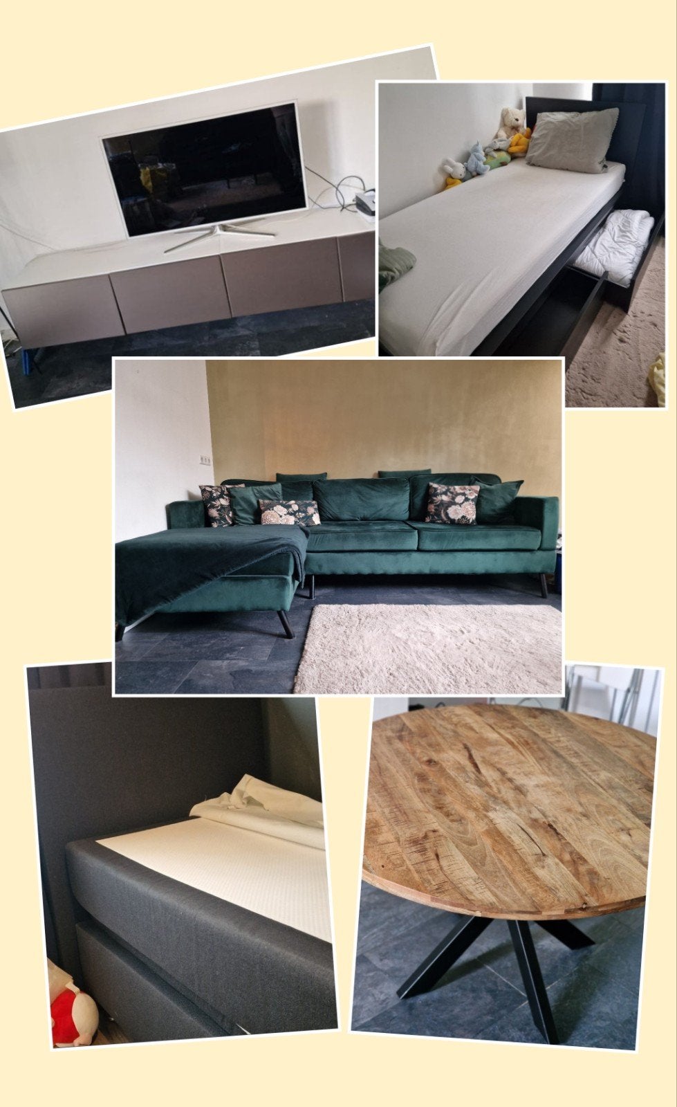 Moderne meubels direct op te halen., 250 tot 300 cm, 100 tot 125 cm, Hoekbank, Ophalen of Verzenden