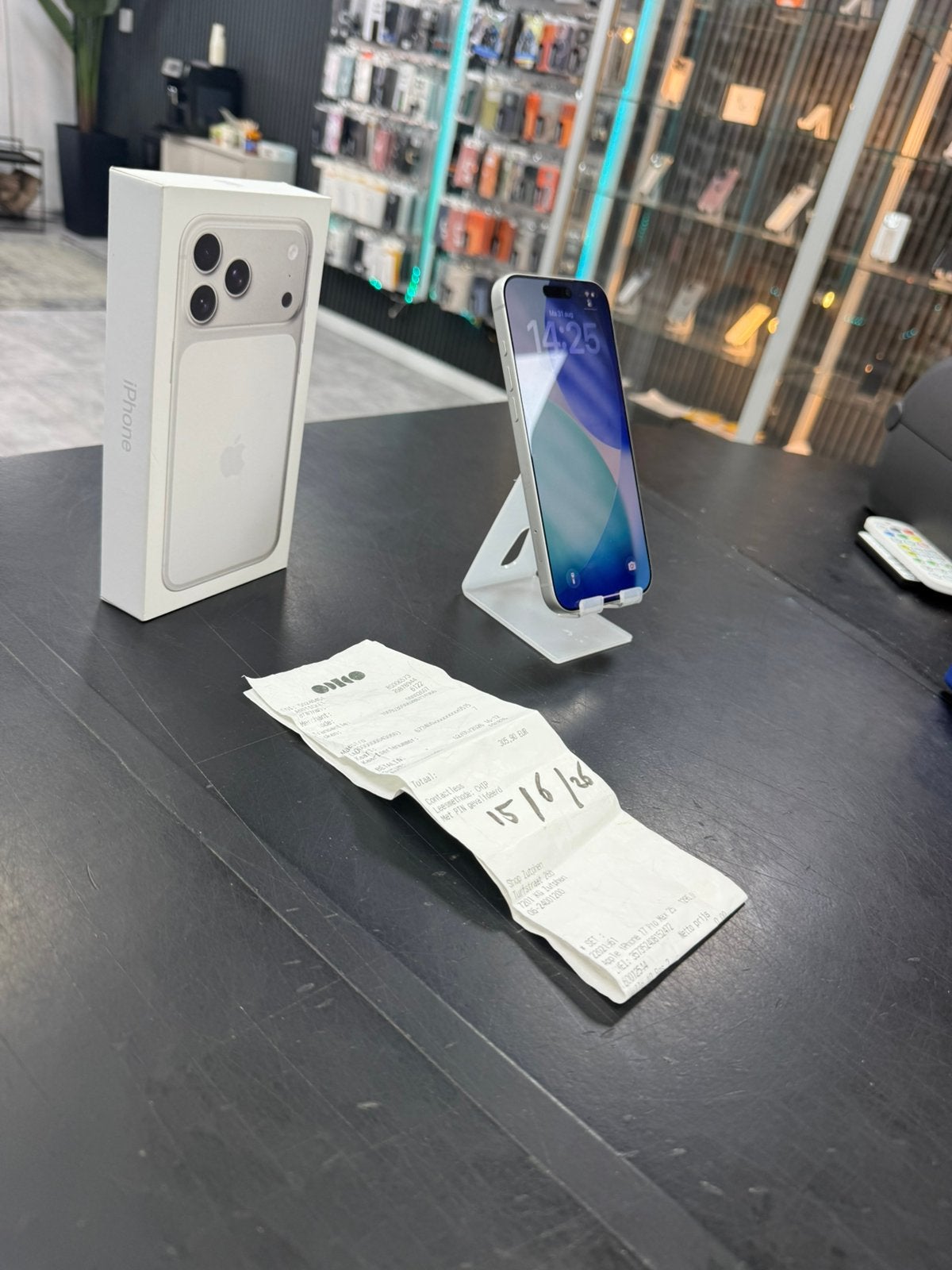 iPhone 17 Pro Max 256GB Zilver  – Accu 100% Met bon, Ifixiteasy, Ophalen of Verzenden, Zo goed als nieuw, Info@ifixiteasy