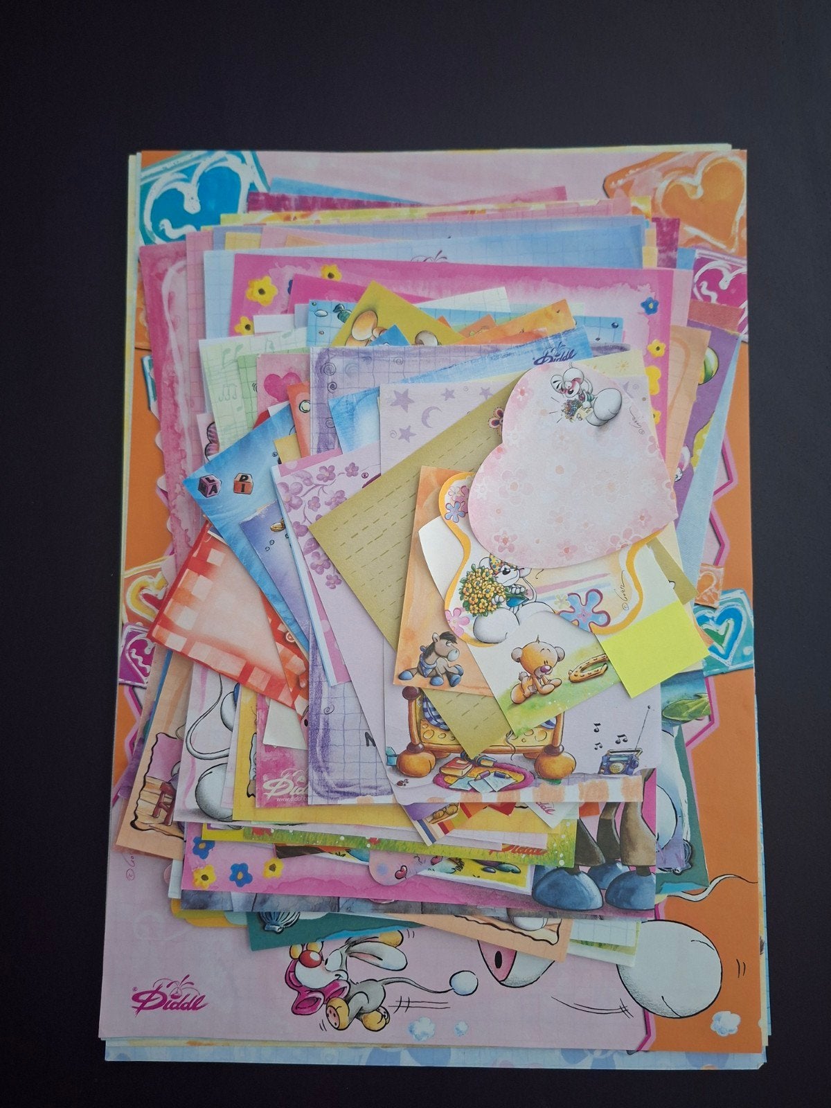 Diddl blaadjes pakket (2), Verzamelen, Ophalen of Verzenden, Diddl, Zo goed als nieuw, Papier, Kaart of Schrift