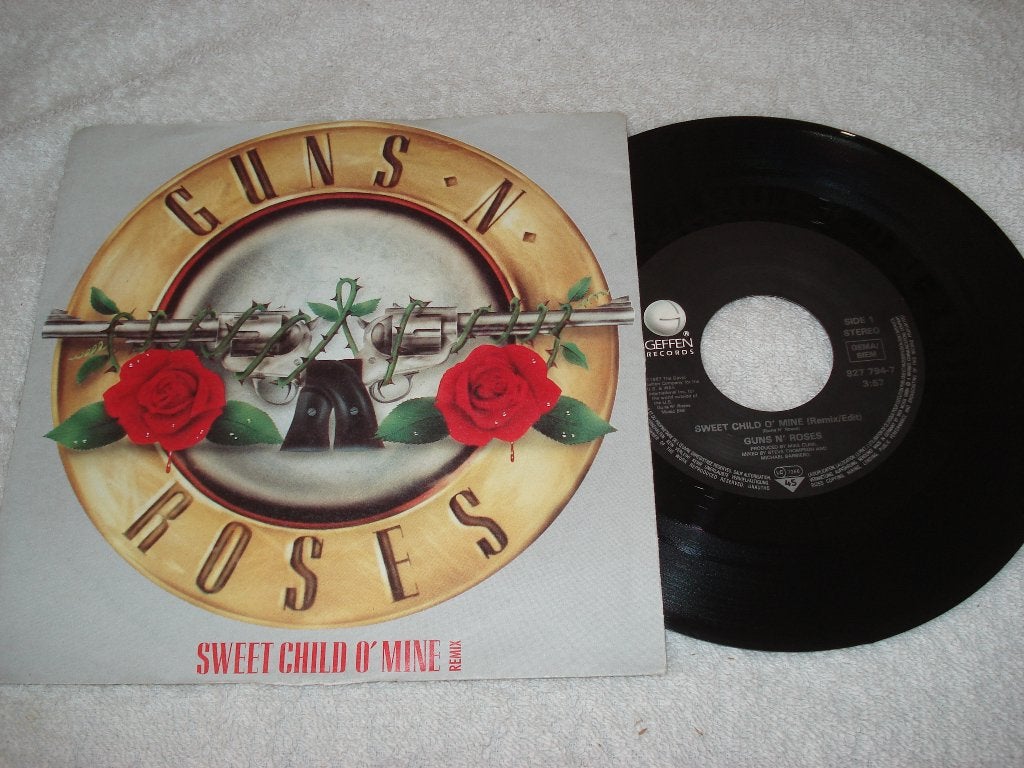 Guns N Roses   Sweet Child of Mine   Dtslnd   Orgineel, Cd's en Dvd's, Vinyl Singles, Fotohoes, Ophalen of Verzenden, Zo goed als nieuw