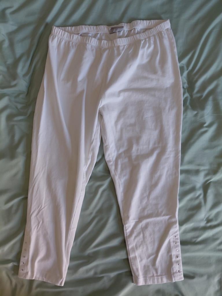 Witte dames legging, Legging, Wit, Ophalen of Verzenden, Maat 44/46 (L)