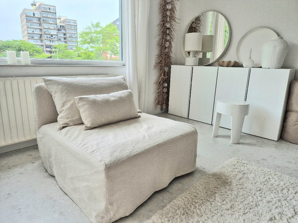 Minimalistische BEMZ HOES Soderhamn 1 zits element, Huis en Inrichting, Fauteuils, Zo goed als nieuw, 75 tot 100 cm, Ophalen of Verzenden