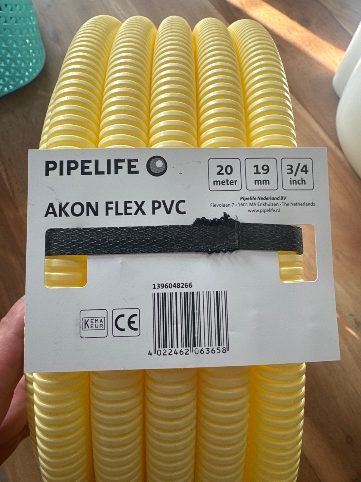12 rollen Akon Flex PVC buis 19mm - 20 meter, Ophalen of Verzenden, Nieuw, Overige merken, Kabel of Snoer