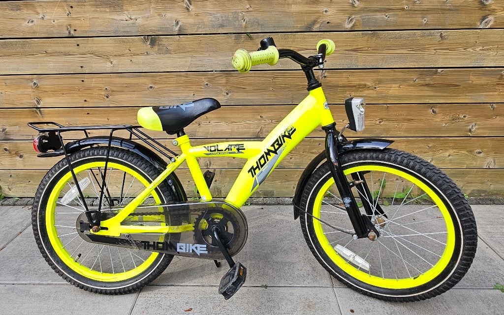 Volare Thombike Kinderfiets – 18 inch – Geel, Ophalen, Terugtraprem, Volare Thombike, 16 tot 20 inch