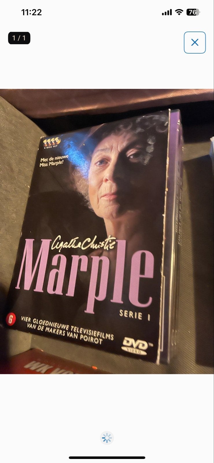 Agatha Christie Marple Serie 1 DVD - 4-disc set, Gebruikt, Ophalen of Verzenden, Vanaf 6 jaar, Detective en Krimi