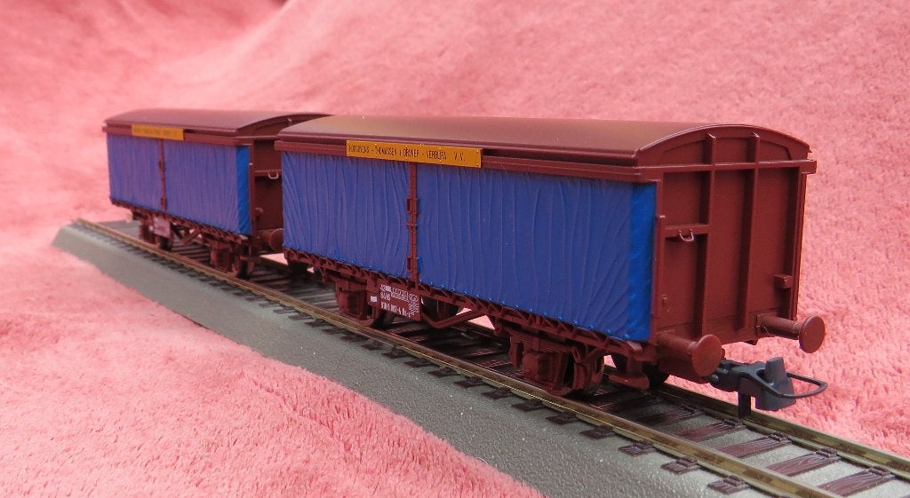 Roco 66054. NS Us-z, set zeilgordijnwagens, Gelijkstroom, Ophalen of Verzenden, NS, Roco