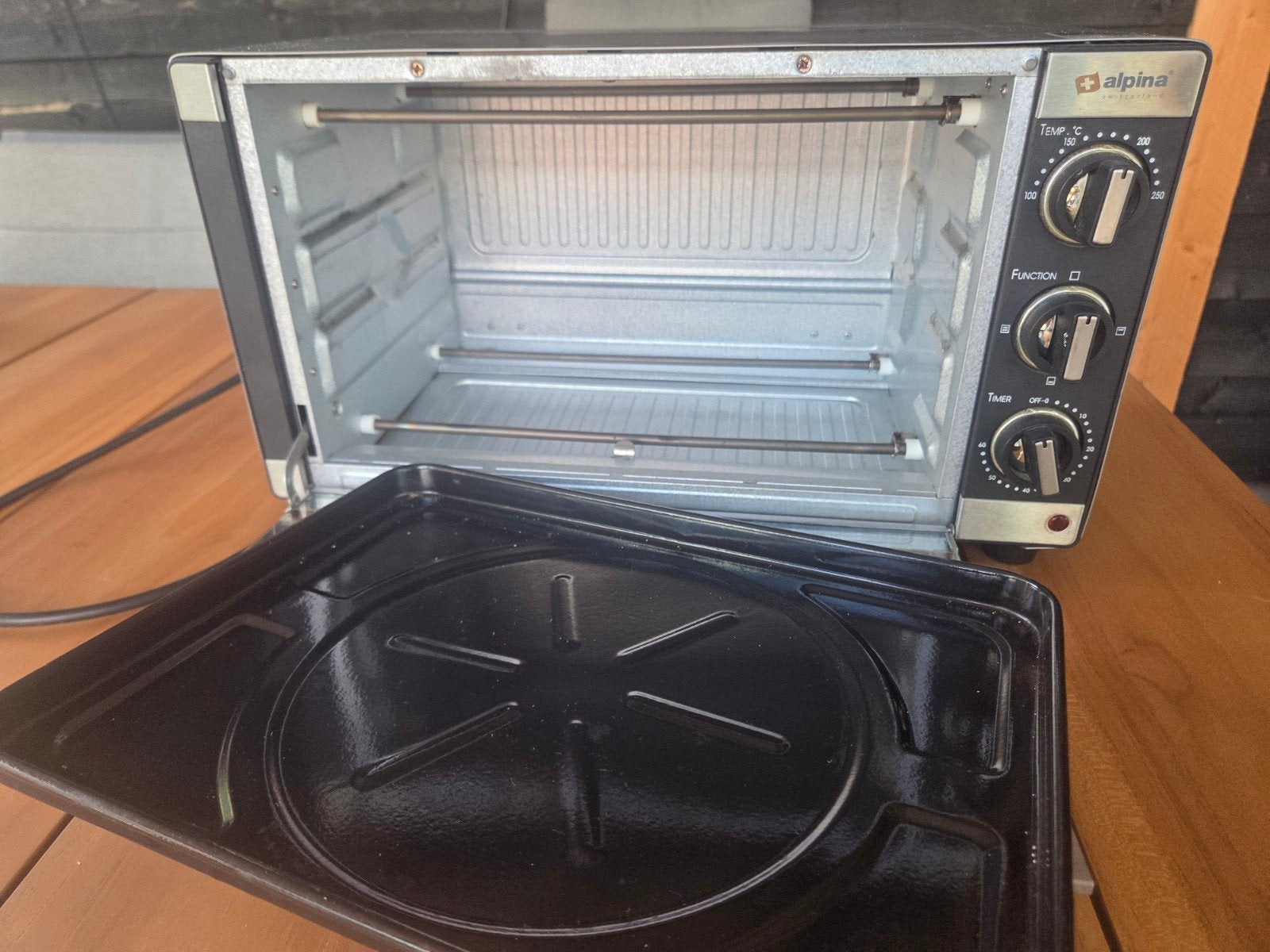 Alpina Toaster Oven - Compacte Mini-Oven met Grillfunctie, Ophalen, Gebruikt, Minder dan 45 cm