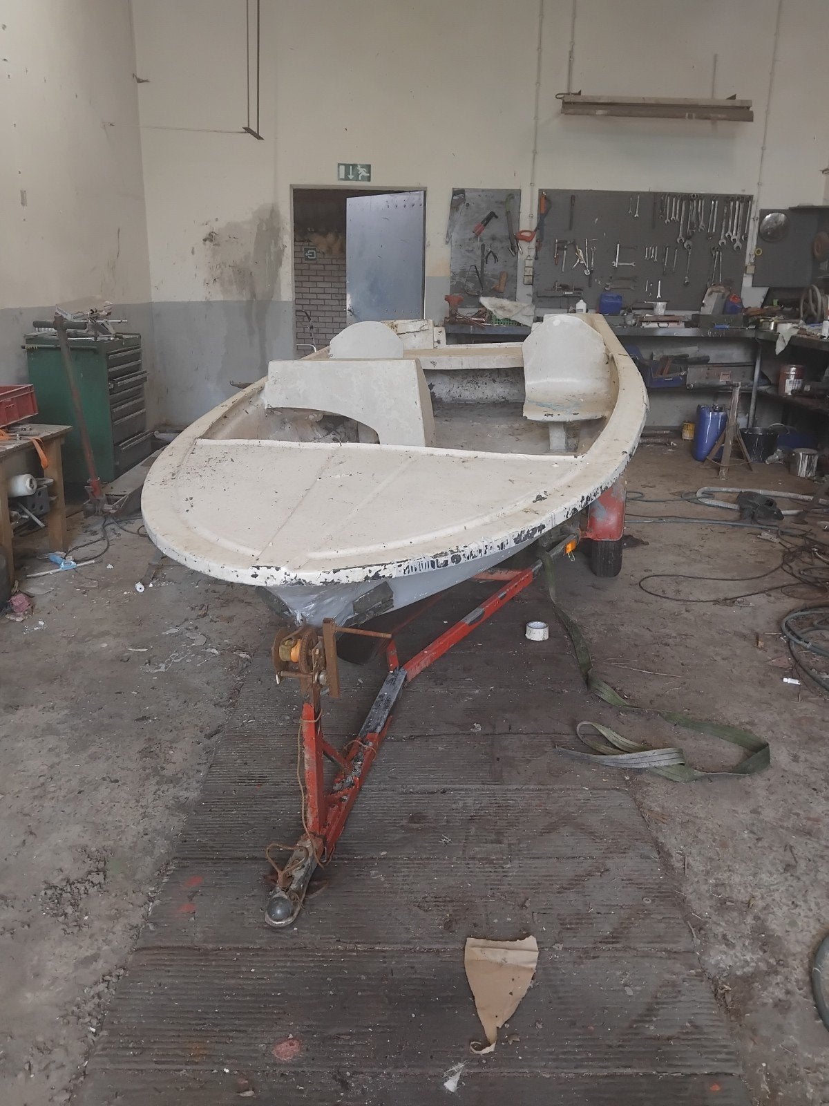 polyester boot, Watersport en Boten, Ophalen of Verzenden, Gebruikt, Overige typen, Motorboot