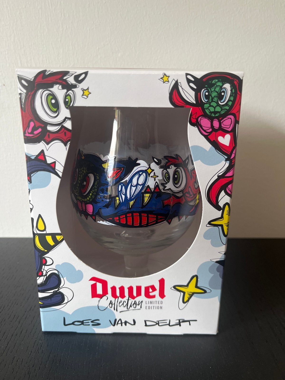 Duvel Collection Limited Edition Loes van Delft glas, Ophalen of Verzenden, Zo goed als nieuw