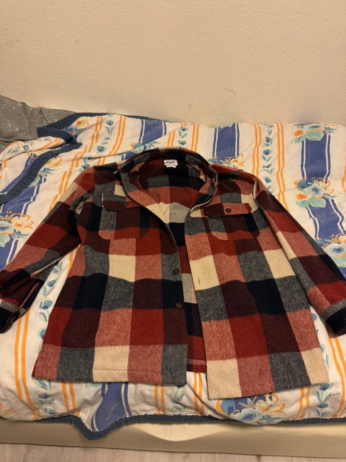 Heren overshirt jasje, Ophalen of Verzenden, Zo goed als nieuw, Maat 56/58 (XL), Rood