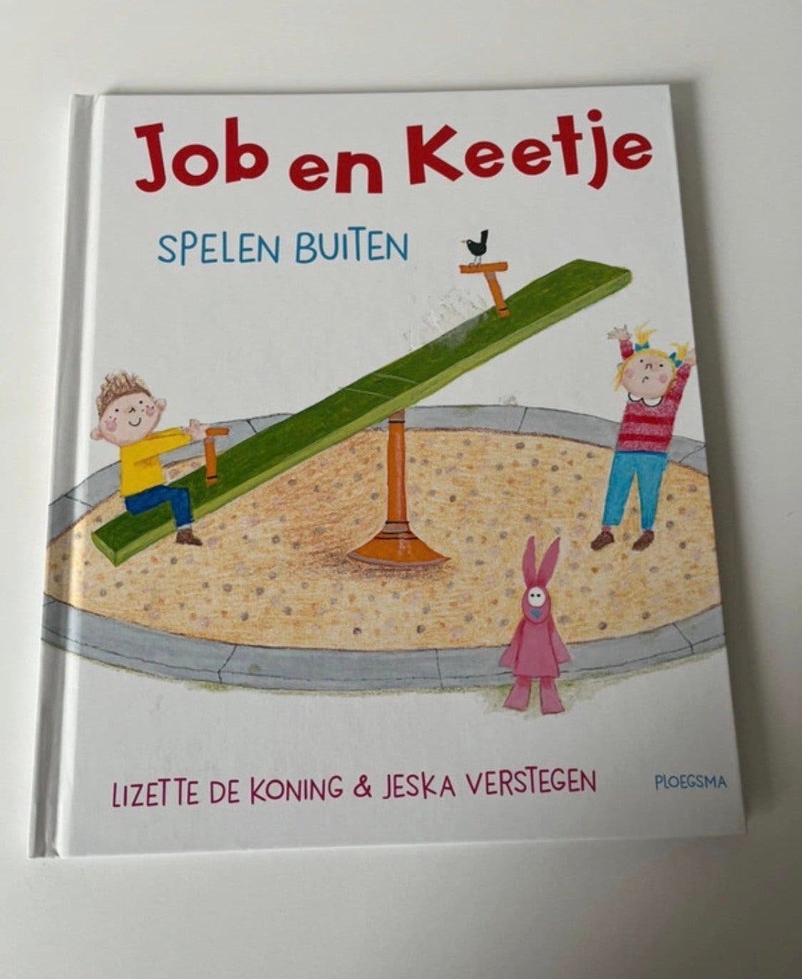 Job en Keetje Spelen Buiten - Voorleesboek, Ophalen, Fictie algemeen, Jongen of Meisje, Zo goed als nieuw