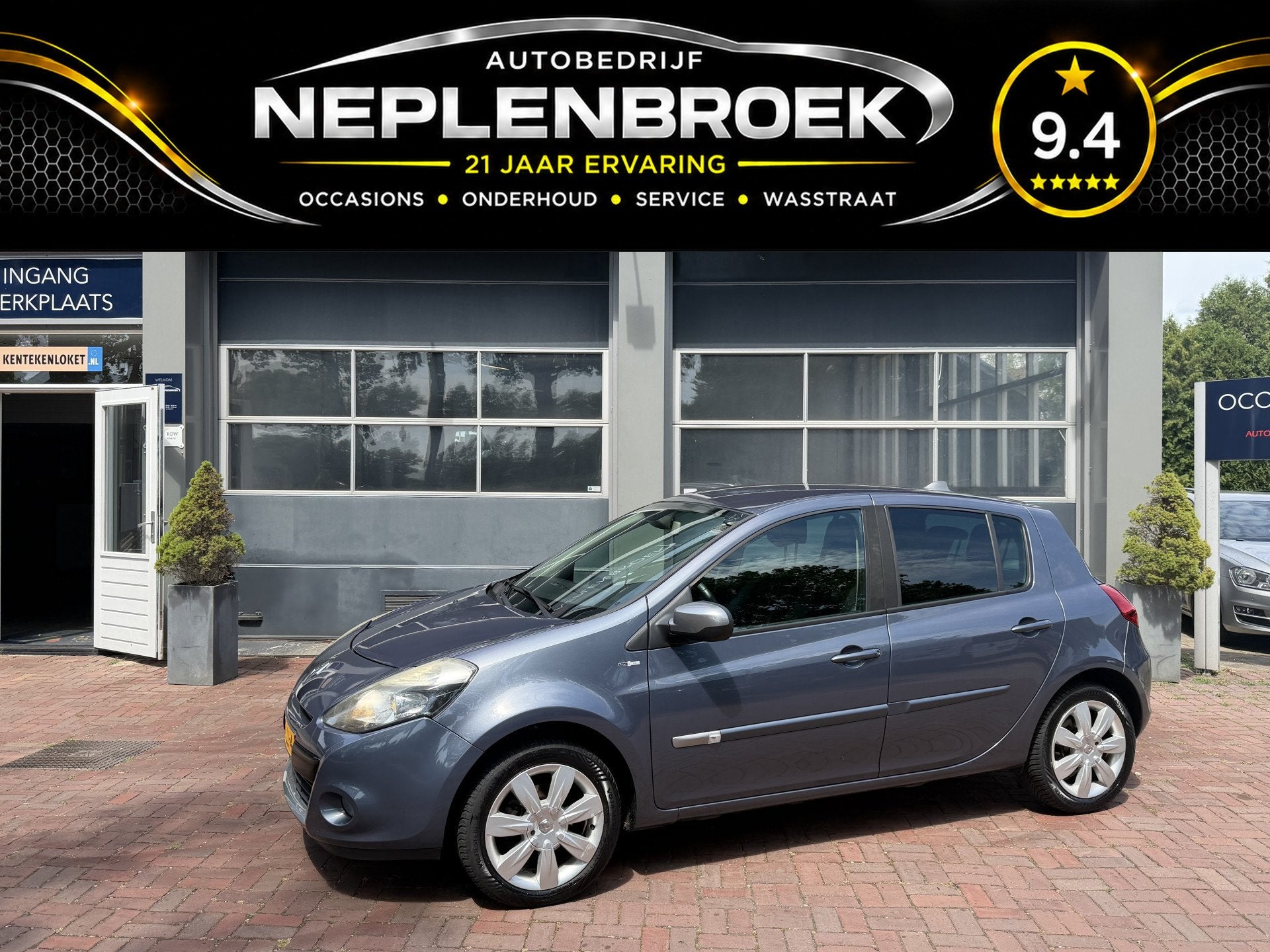 Renault Clio 1.6 Night & Day Automaat,Navi,16Inch,Cruise,Tre, Euro 5, 535 kg, Gebruikt, Zwart
