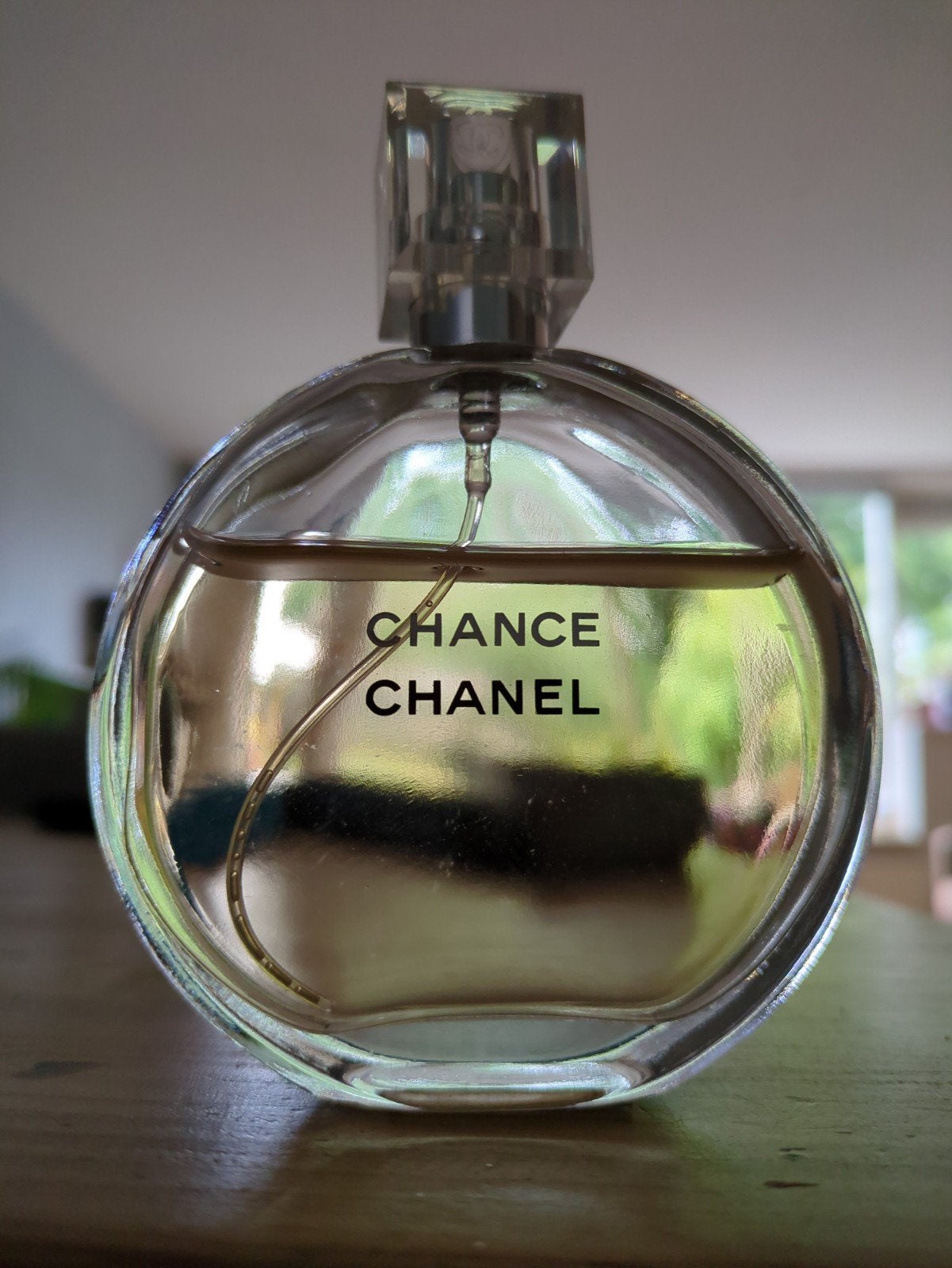 Chanel Chance Eau de Toilette 100ml, Ophalen of Verzenden, Gebruikt