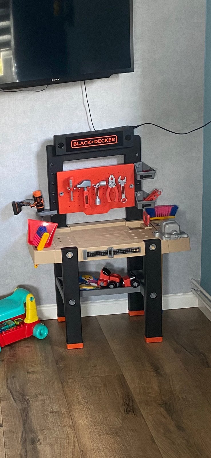 black en decker kinder werkbank, Ophalen of Verzenden, Zo goed als nieuw