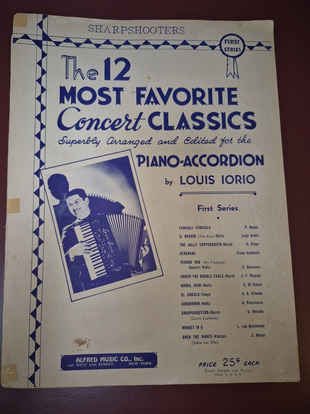 The 12 Most Favorite Concert Classics voor Piano-Accordeon, Gebruikt, Klassiek, Ophalen of Verzenden, Thema