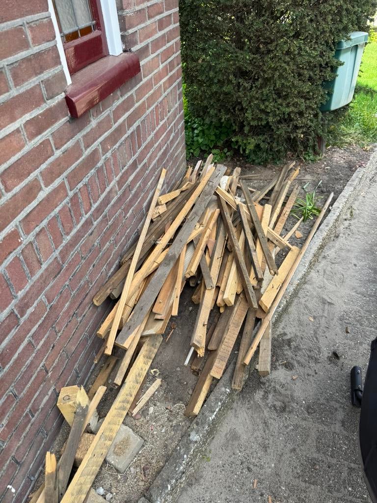 Eiken Brand hout, buiten kachel, gratis, Minder dan 3 m³, Ophalen