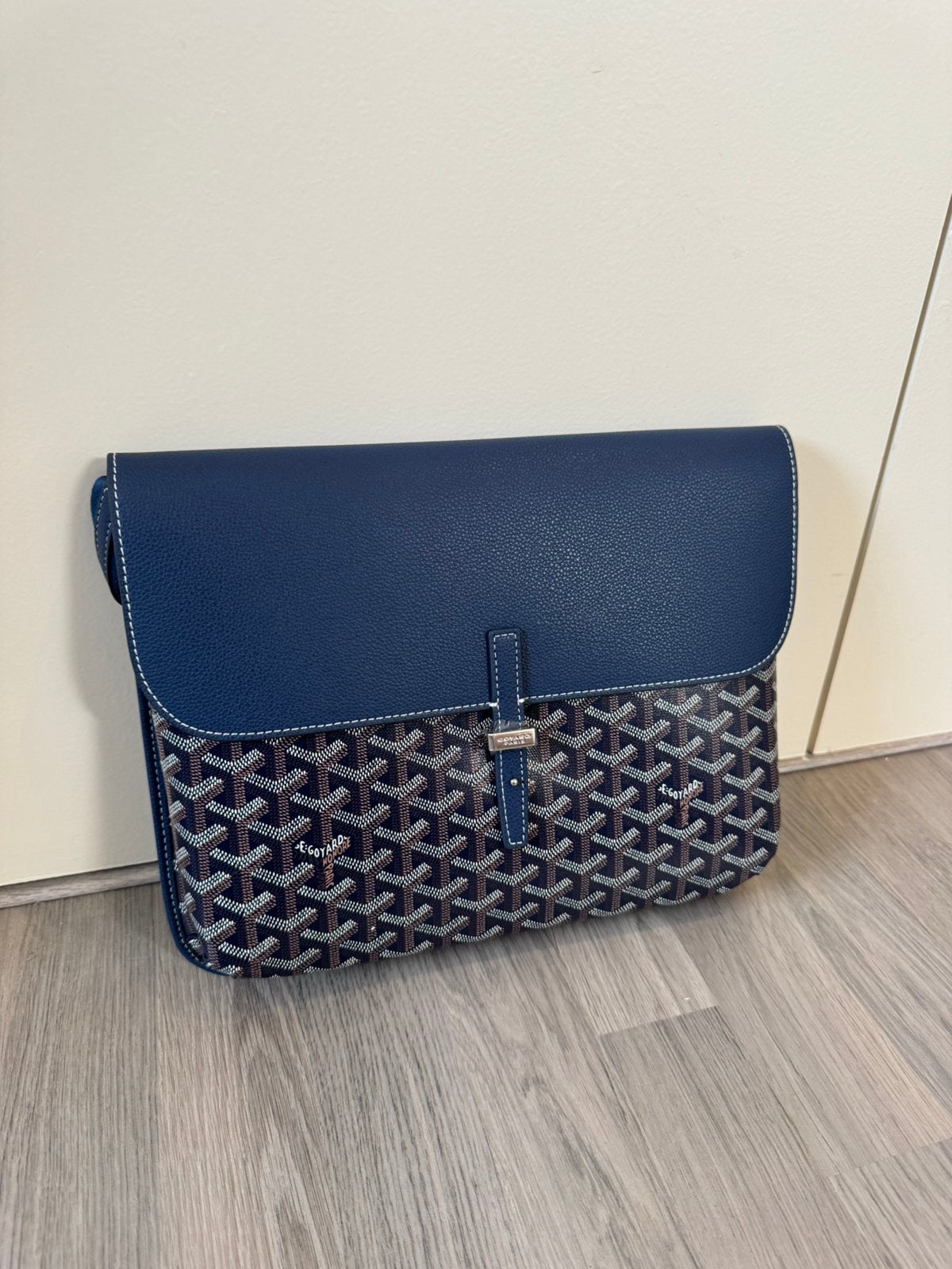 Goyard coursier messenger bag, Ophalen, Nieuw, Blauw
