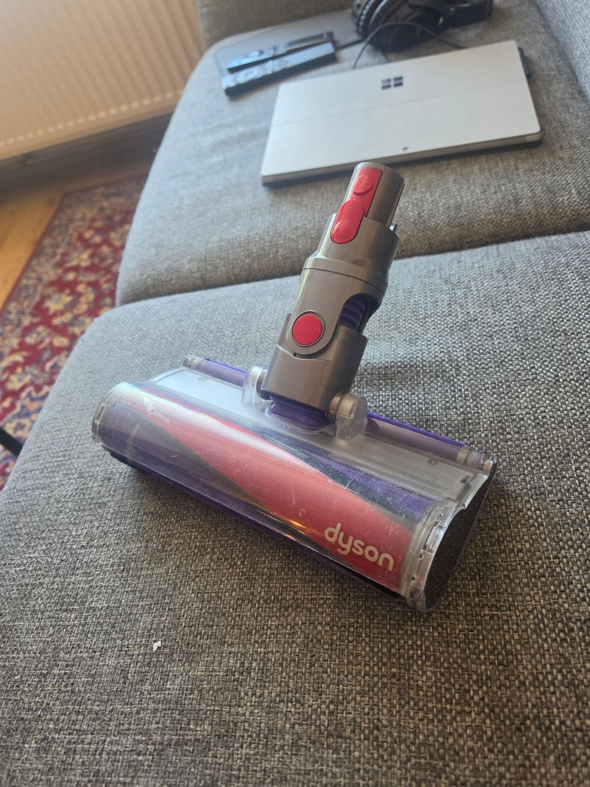 Dyson Vloerzuigmond met zachte roller voor harde vloeren, Ophalen of Verzenden, Zo goed als nieuw