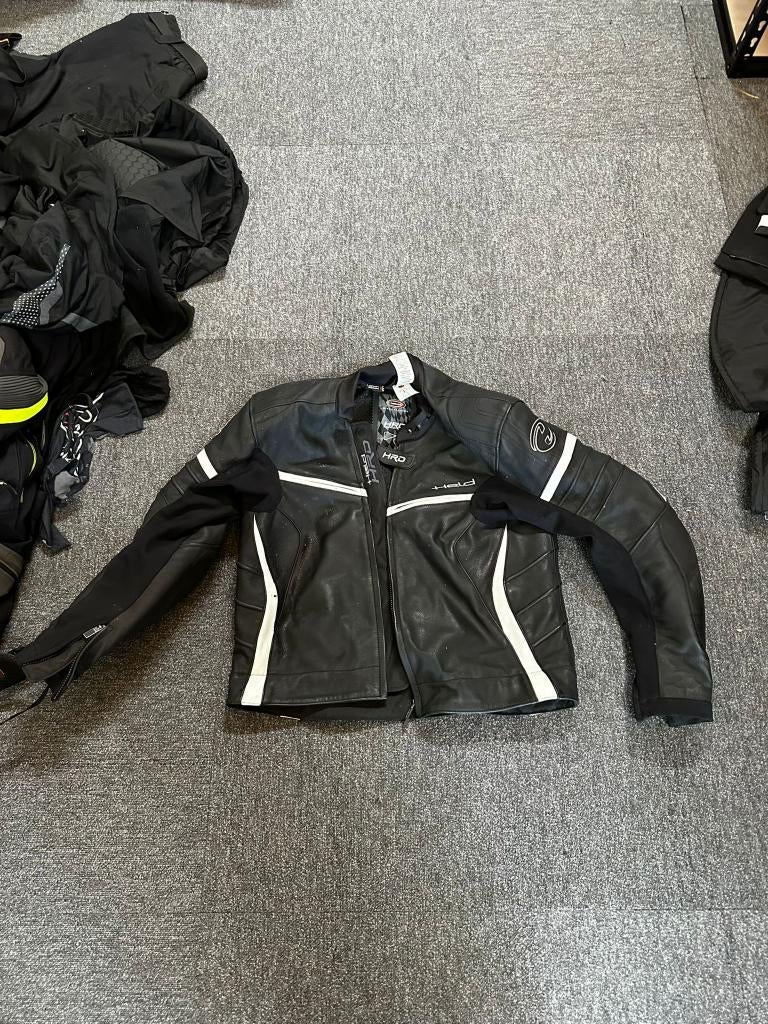 Held Leren Motorjas maat 58, Motoren, Ophalen of Verzenden, Tweedehands, Heren, Jas | leer