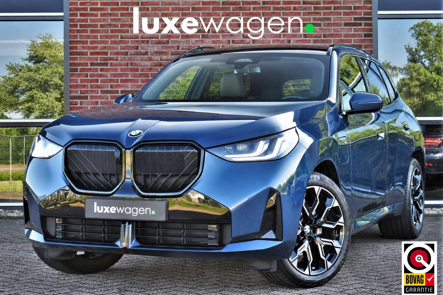 BMW X3 30e xDrive M-Sport Pano ACC 360 H/K HUD 20inch, Auto's, Automaat, Gebruikt, 4 cilinders, Blauw