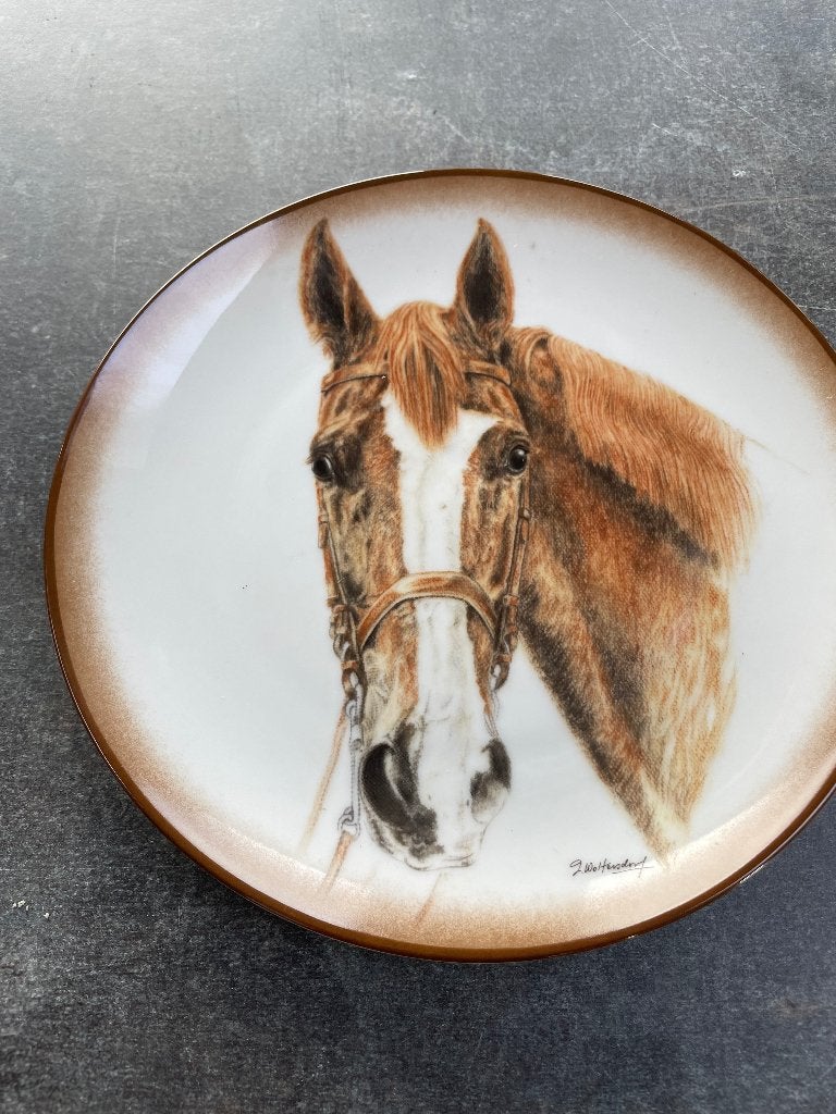 Wandbord Goebel Trakehner paard 20cm, Ophalen of Verzenden