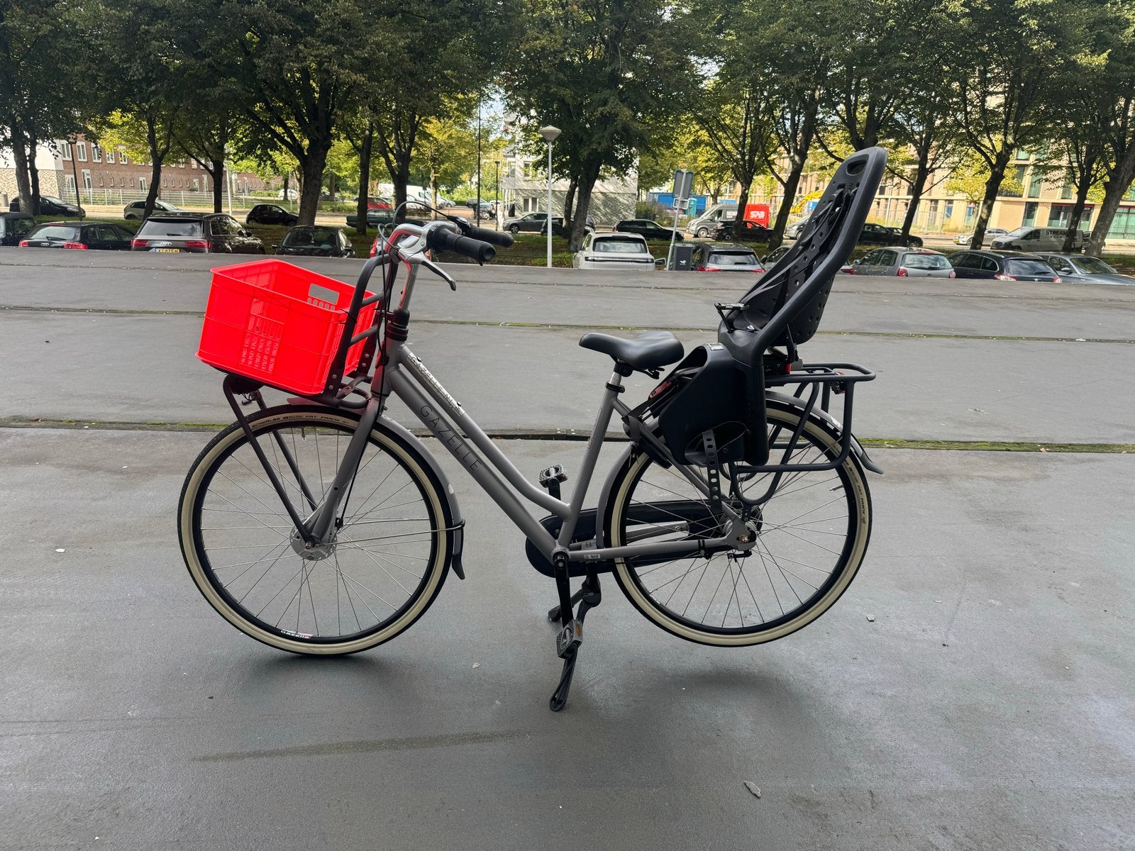 Gazelle HeavyDuty fiets met Kinderzitje, Ophalen, Terugtraprem, 50 tot 53 cm, Gazelle