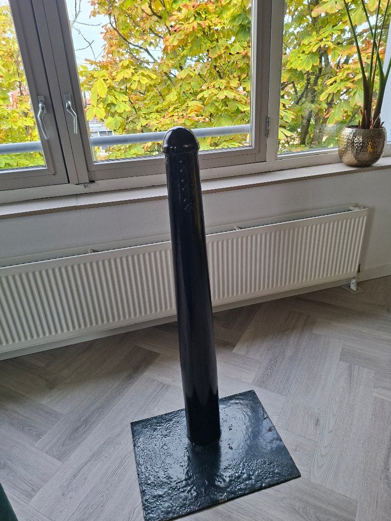Amsterdammertje (paaltje) zwart, Ophalen, Zo goed als nieuw, Minder dan 180 cm, Palen