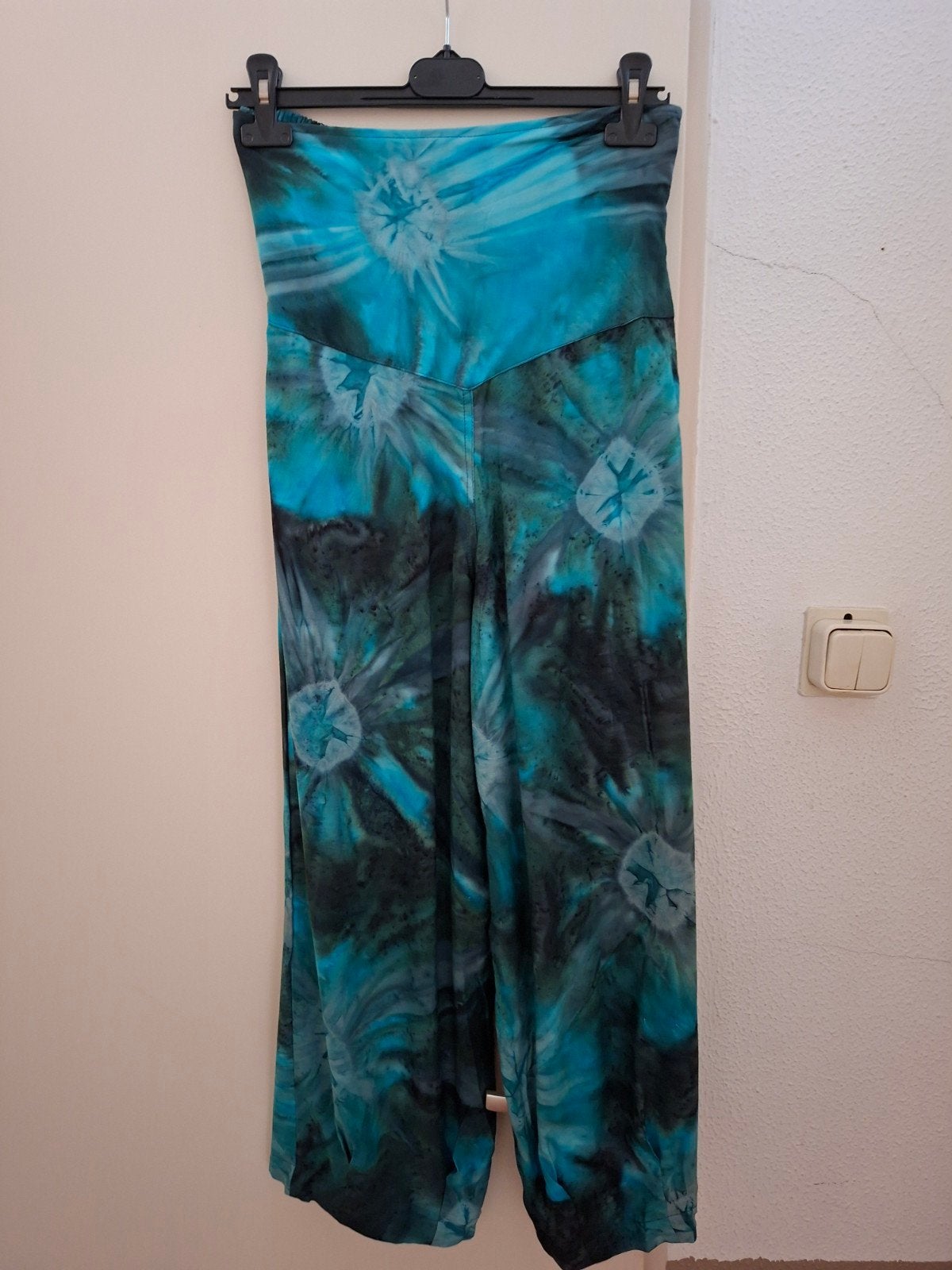 Heerlijke zomerse broek/elastische boord/one size tot mt.50, Blauw, Nieuw, Ophalen of Verzenden, Luna Serena