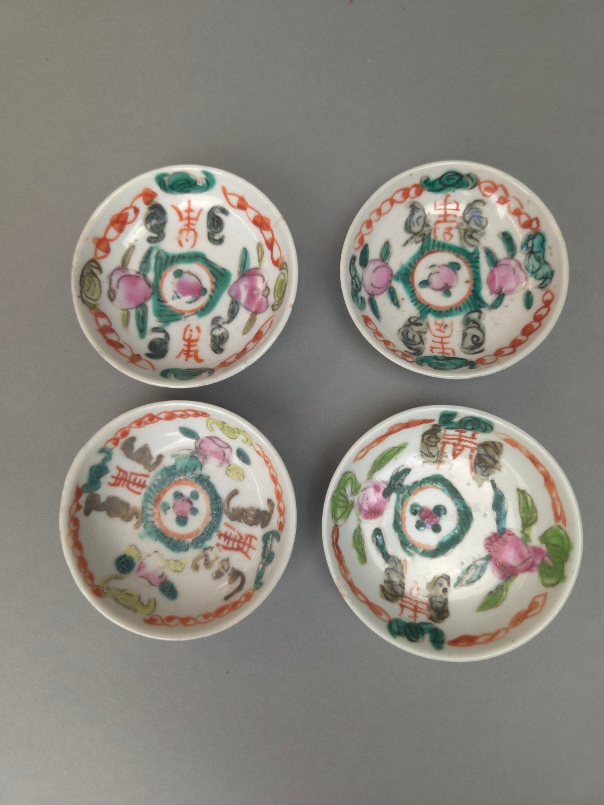 set chinese schoteltjes chinac porselein guangxu   periode, Verzenden