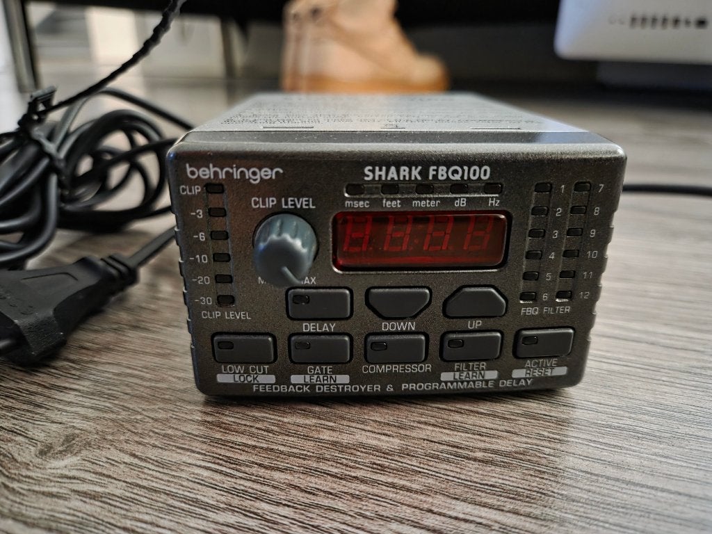 Behringer SHARK FBQ100 Feedback Destroyer,Compressor & Delay, Ophalen of Verzenden, Gebruikt, Compressor