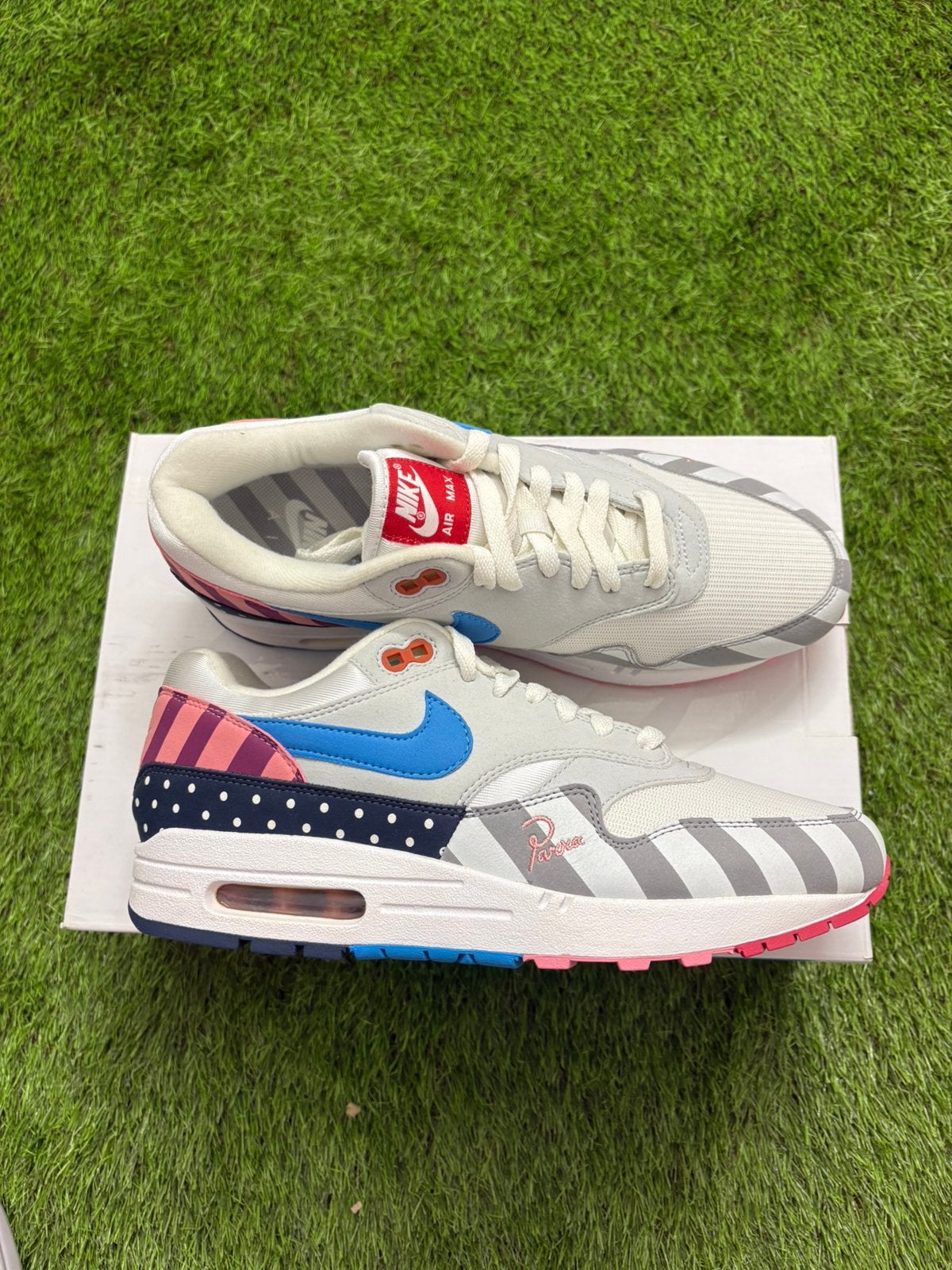 Air Max 1 Parra, Wit, Nieuw, Ophalen of Verzenden, Sneakers of Gympen